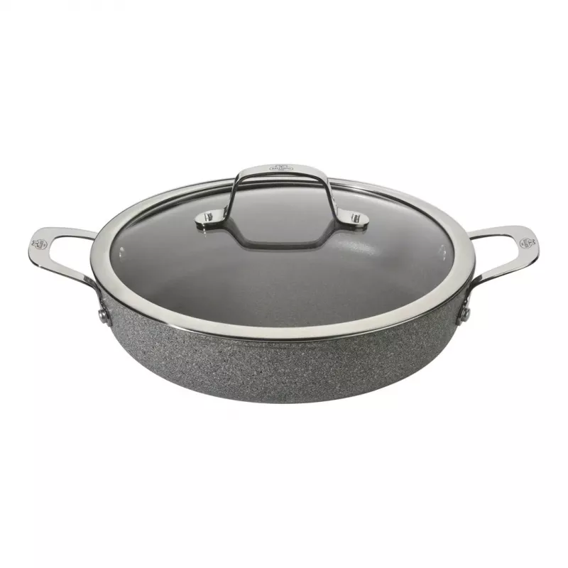 Cepšanas panna Ballarini Salina Granitium, dziļa ar 2 rokturiem, Granīts, 28 cm 75002-810-0
