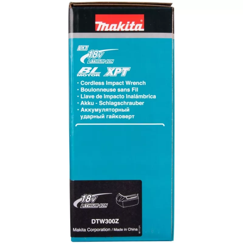 Makita DTW300Z skrūvgriezis/triecienskrūvgriezis 3200 RPM Melns, Zils