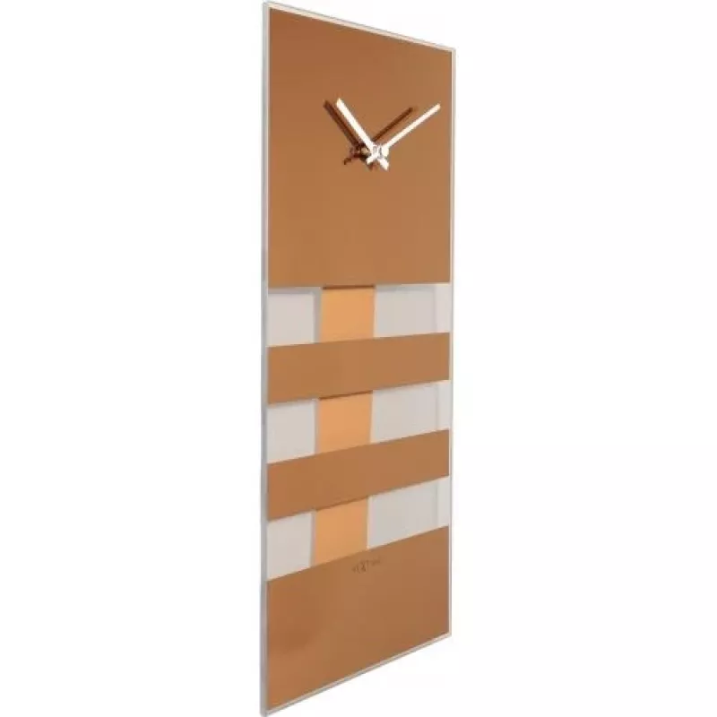NeXtime klok 2855co Bold Stripes, 38x19 cm, sienas, varš