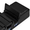 USB 3.1 Gen 1 darbvirsmas centrmezgls SILVERSTONE SST-UC03B-PRO — 7 USB pieslēgvietas