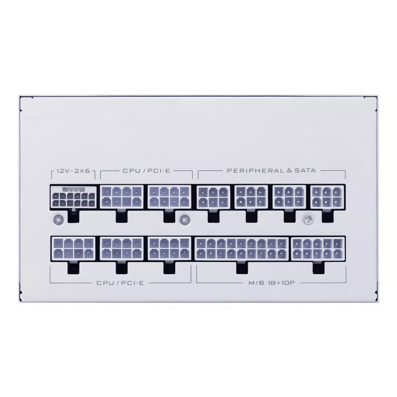 Barošanas bloks Lian Li SX Series 80 PLUS Platinum pilnībā modulārs PCIe 5.1 ATX 3.1 1000 W