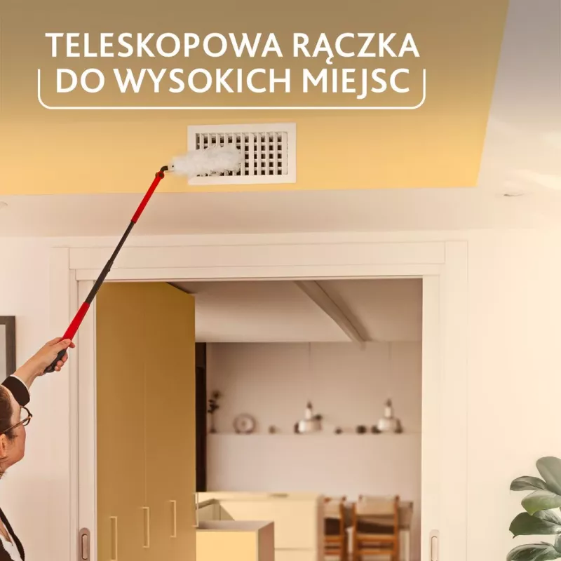 Vileda slota ar garu rokturi + 1 Flex&Catch uzpilde