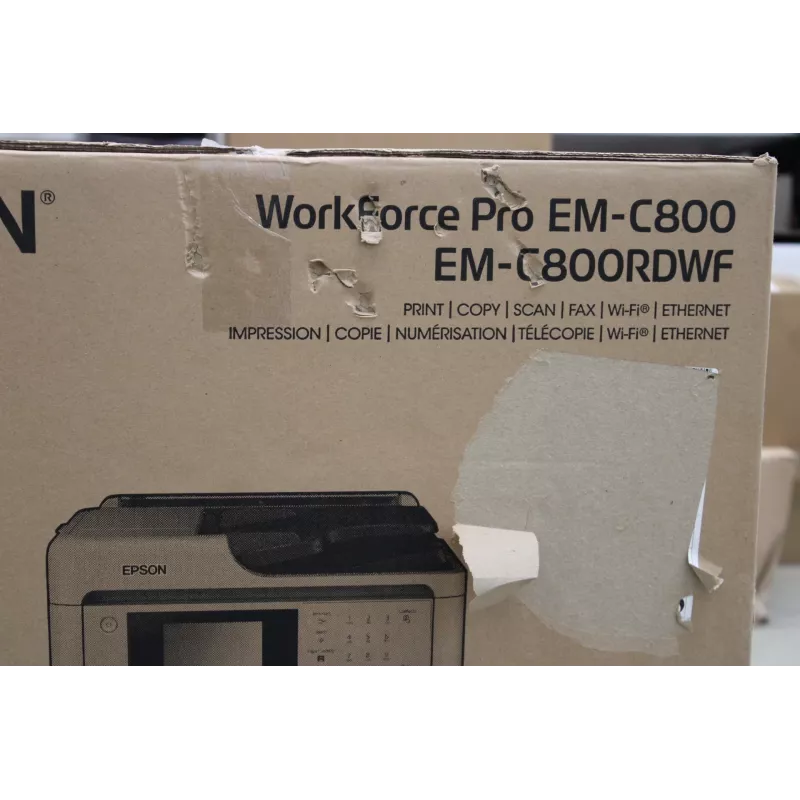 IZPĀRDOŠANA. Epson WorkForce Pro EM-C800RDWF | Tintes printeris | Krāsu | 4-in-1 | A4 | Wi-Fi | BOJĀTS IEPAKOJUMS