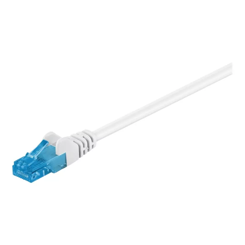 Goobay CAT 6a U/UTP CU 1m balts
