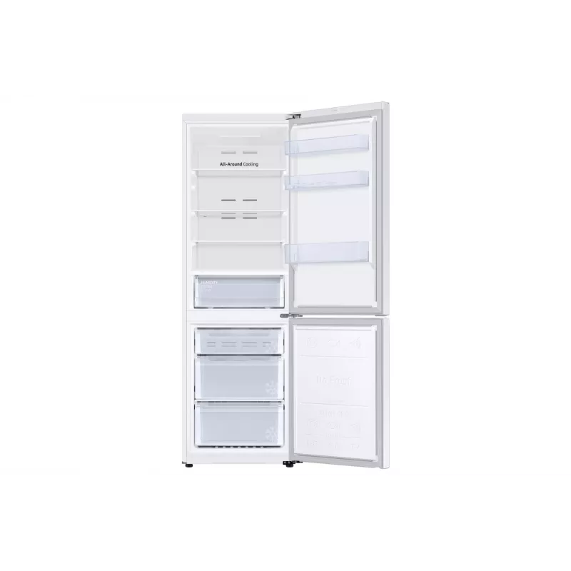 Samsung ledusskapis RB34C670EWW/EF, augstums 185.3cm, 344l, energoefektivitātes klase E, saldētava 114l, ledusskapis 230l