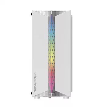 PC korpuss darkFlash DK151 Midi Tower balts