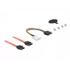DeLOCK 5,25 mobilais nodalījums 1 x 2,5 + 1 x 3,5 SATA HDD + 2 x USB3.0 porti - mobilais atmiņas nodalījums - 6,4 cm, 8,9 cm (2.5, 8,90 cm (3.5)) (47209)