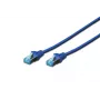 Tīkla kabelis Digitus CAT 5e SF/UTP RJ-45 Cat5e 0.5m zils