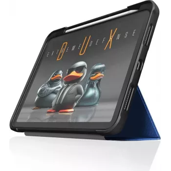 STM Dux Ultra maciņš | Apple iPad 11 (2025) / iPad 10,9 (2022) | Zils/caurspīdīgs | STM-222-486KX-03 (STM-222-486KX-03)