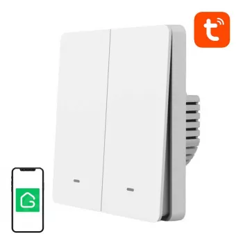 Viedais gaismas slēdzis Gosund | nitebird SW9 WiFi Tuya tālvadība, vienvietīgs Wi‑Fi slēdzis