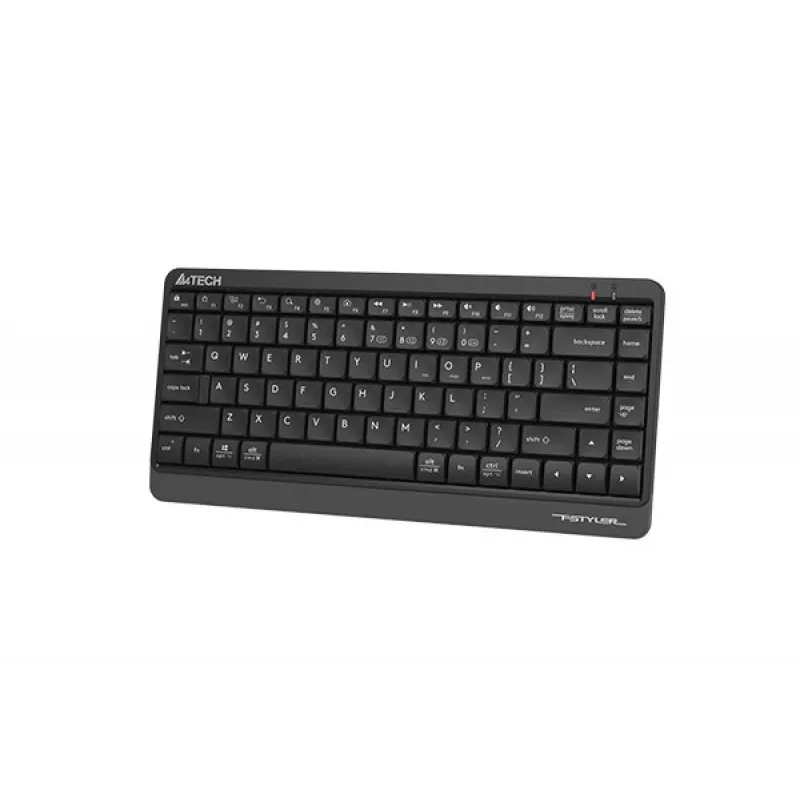 Bezvadu tastatūra A4Tech FSTYLER FBK11 2.4GHz Bluetooth pelēka - kompakts izkārtojums, bezvadu divrežīmu