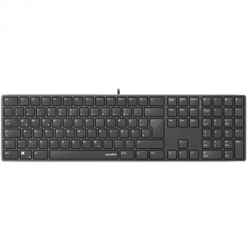 tastatūra SPEEDLINK SL-640010-BK USB German Melns Full-size 110 keys