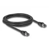 DeLOCK RJ45 tīkla kabelis Cat.8.1 S/FTP 2m 40Gbps Melns