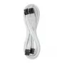 CableMod C-Series Pro ModMesh Bridged Connection kabelis - 8+8-Pin PCIe, balta, 60 cm