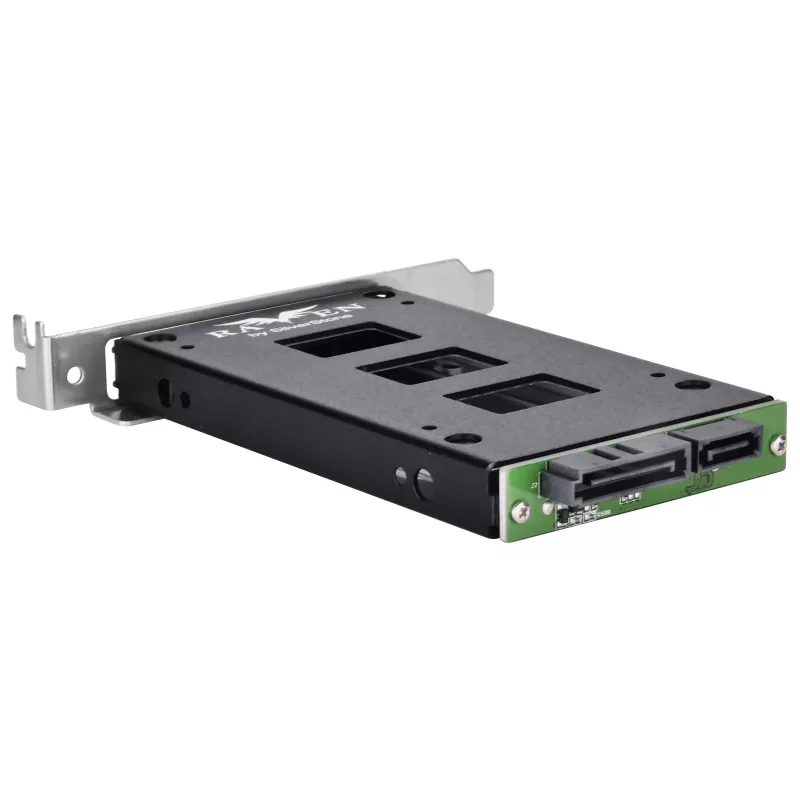 Iekšējais cietā diska korpuss SILVERSTONE SST-EXB02 PCI slotam 2,5 collu diskam