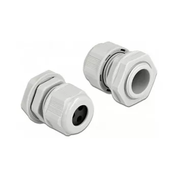 Kabeļu blīvslēgs DeLOCK 60376 pelēks plastmasas 2 gab.