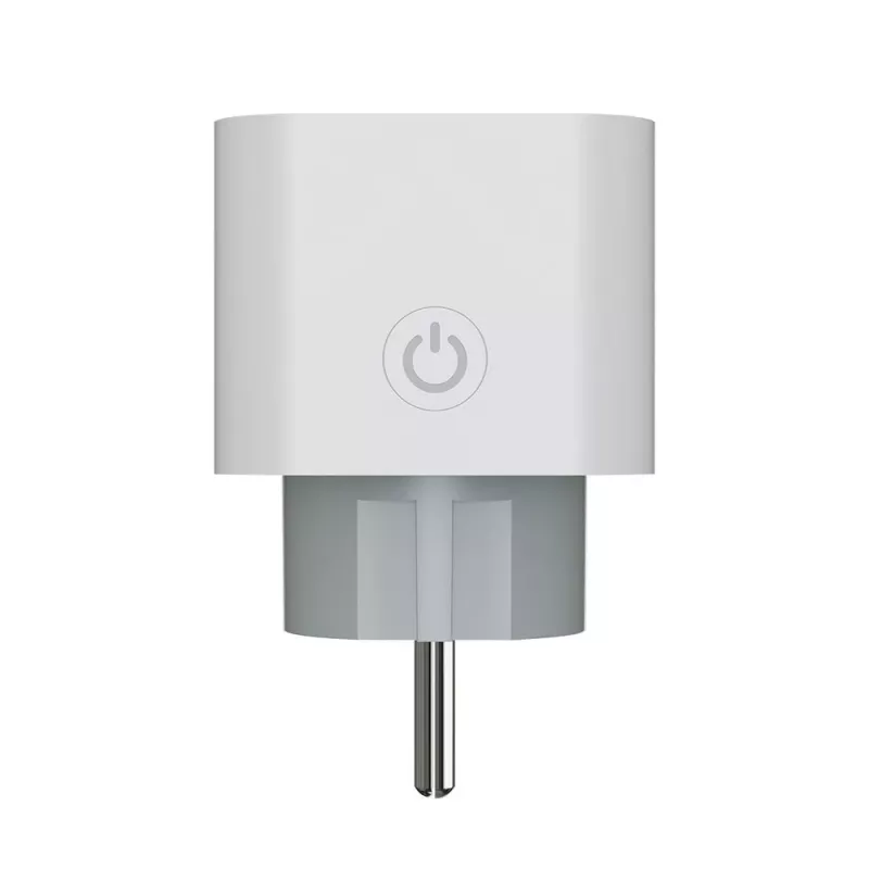 Viedā kontaktligzda SAVIO AS-01 16A Wi‑Fi 2,4 GHz, E/F tipa spraudnis, 220–240V, 3680W, balta