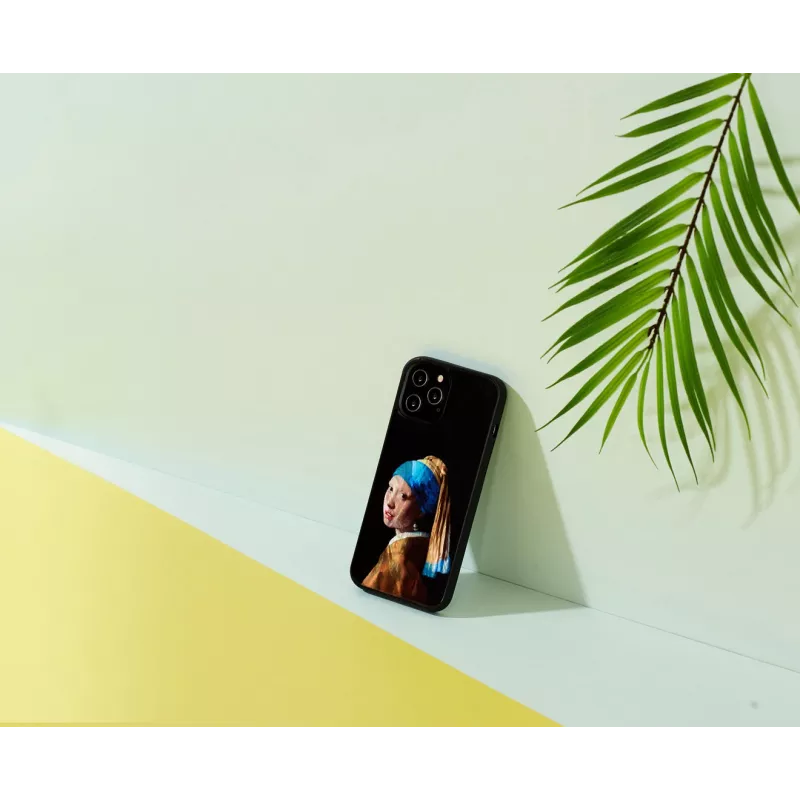 Aizsargvāciņš iKins Apple iPhone 12 Pro Max ar 'Meitene ar pērļu auskaru' dizainu