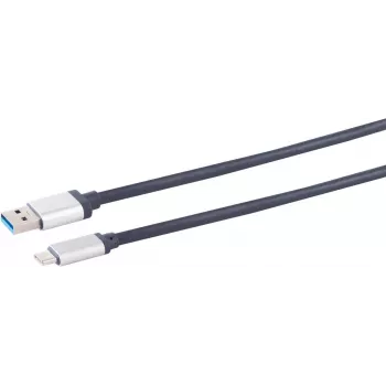 USB 3.0 kabelis ShiverPeaks S/CONN 2 m USB-A uz USB-C