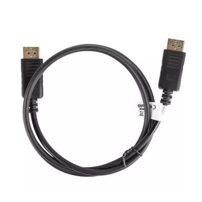 Lanberg DisplayPort Cable 19 Pin V1.2 4K, 1M | CA-DPDP-10CC-0010-BK | DisplayPort to DisplayPort