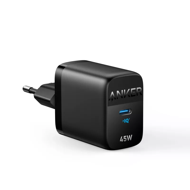 Iekštelpu maiņstrāvas lādētājs Anker 313 A2643G11 — 45W USB‑C, melns, universāls