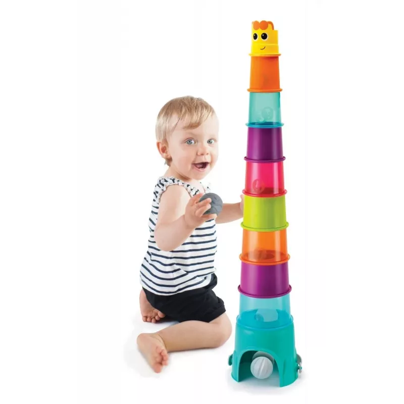 Daudzfunkcionāls žirafes tornis XL, B-kids modelis 1164702NN, augstums 120 cm, rotaļu un aktivitāšu tornis