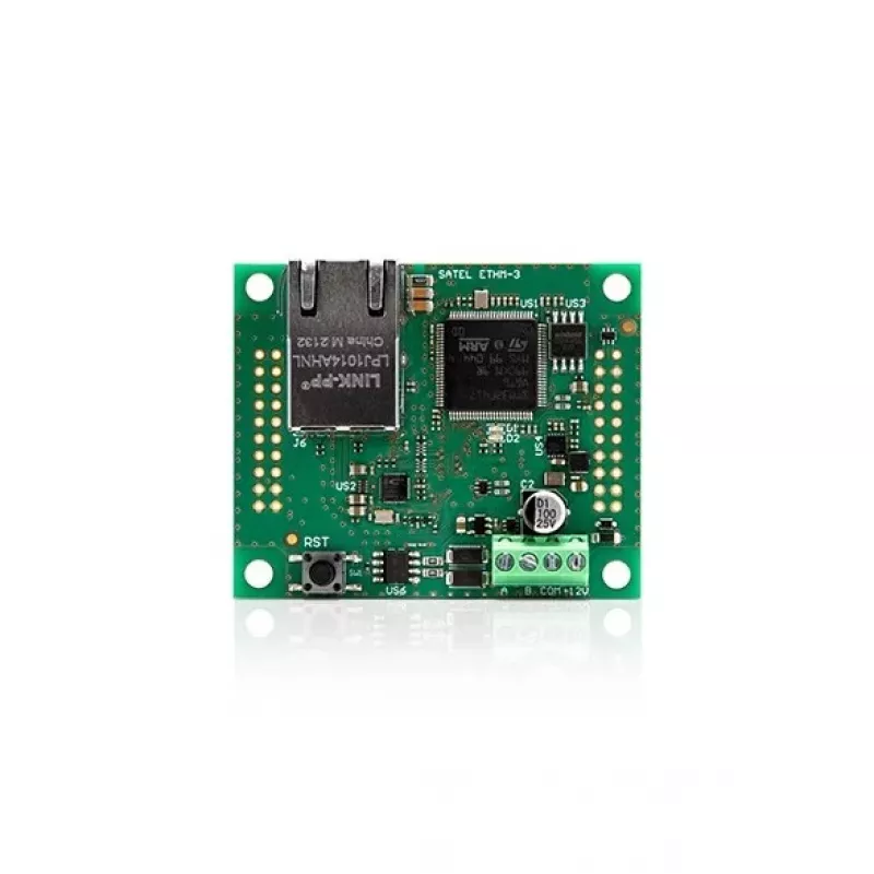 Ethernet sakaru modulis SATEL ACSP-ETH adresējamam vadības panelim, modelis 38924