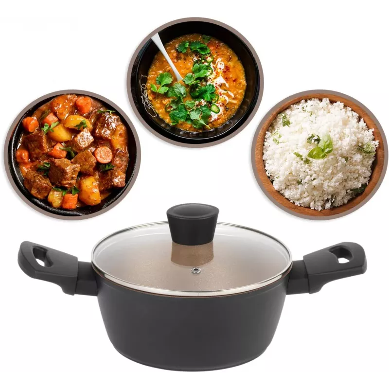 Katls Russell Hobbs RH01669BEU7 20 cm, melns, nerūsējošā tērauda iekšpuse
