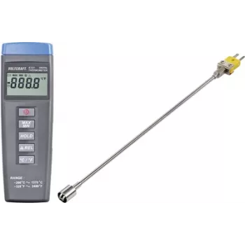 VOLTCRAFT K101 + TP 205 temperatūras mērinstruments -200 līdz +1370 °C K tipa zonde