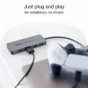 USB centrmezgls zaļa Cell HUB-GC-C4A — 4 portu USB-C 3.0 centrmezgls