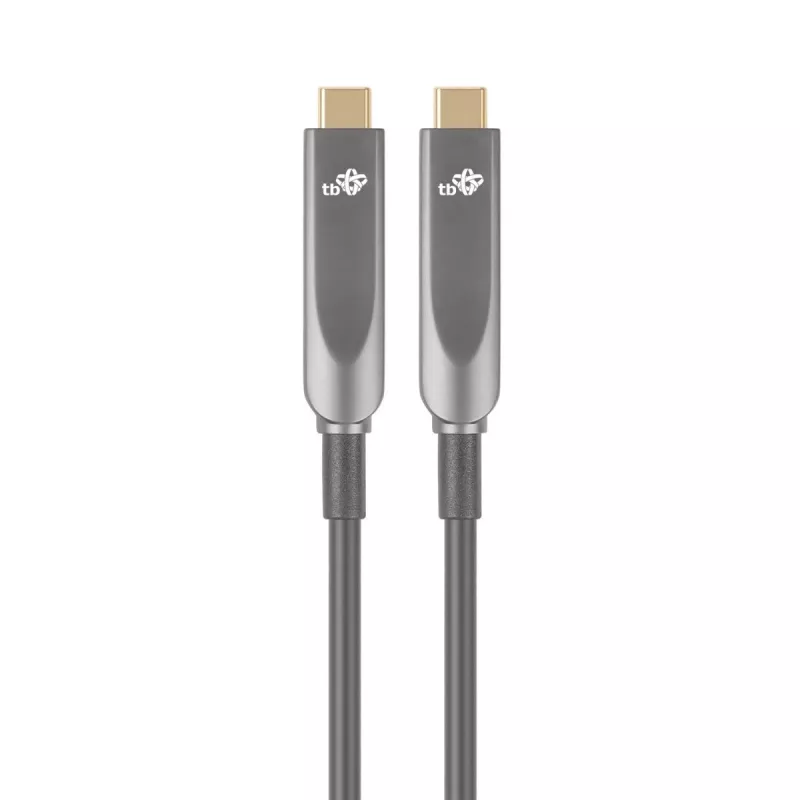 USB-C video kabelis TB AKTBXIACCOP500B hibrīds 4K, 5 m garš
