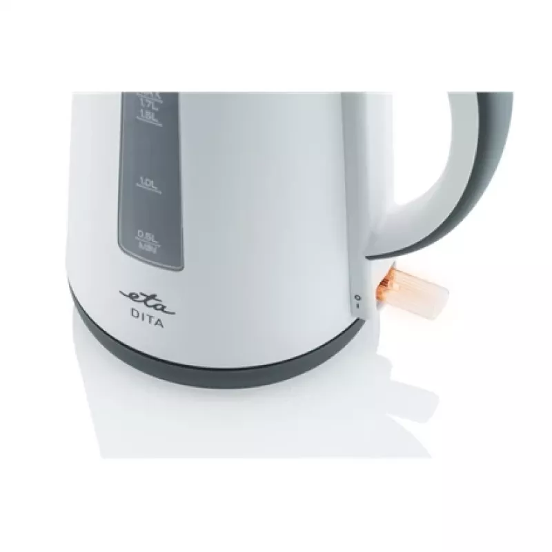 ETA | Tējkanna | ETA160390000 | Elektriskā | 2200 W | 1,7 L | Plastmasa | 360° grozāma pamatne | Balta