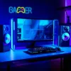 LED neona gaisma MANTA SNL62MT GAMER RGB Color Changing - RGB spēļu joslas gaisma