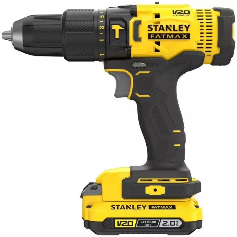 Bezvada urbjmašīna STANLEY SFMCD711D2K 18V Li-Ion 2x2Ah, 2-ātrumu, 80 Nm, LED, kaste