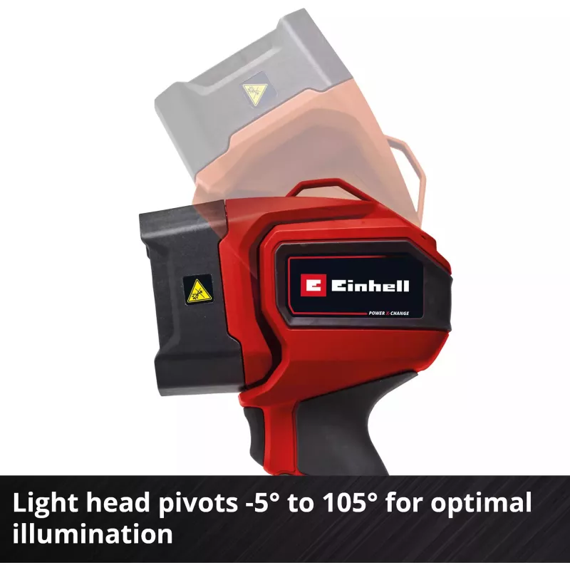 Power X-Change bezvada lukturis TC-CL 18/350 Li - Solo, 18 voltu, LED gaisma bez akumulatora un lādētāja