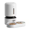 Pet feeder Aptel Granary with double bowl 5L, balta