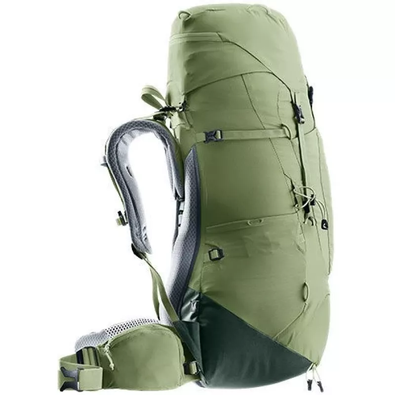 Deuter Aircontact Lite 45+10 SL sieviešu pārgājienu mugursoma, melna