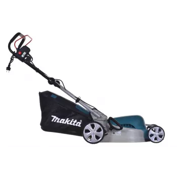 MAKITA ELEKTRISKAIS ZĀLES PĻĀVĒJS 1600 W 41 cm TĒRAUDA KORPUSS ELM4121
