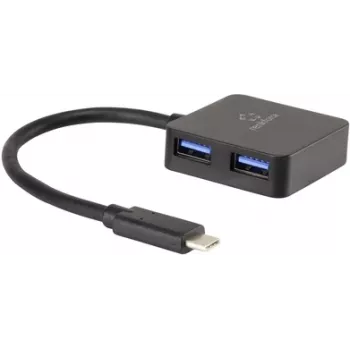Renkforce RF-3754006 saskarnes centrmezgls USB 3.2 Gen 1 (3.1 Gen 1) Type-A 5000 Mbit/s melns (RF-3754006)