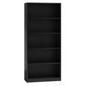 Topeshop R80 CZERŃ biroja grāmatu skapis