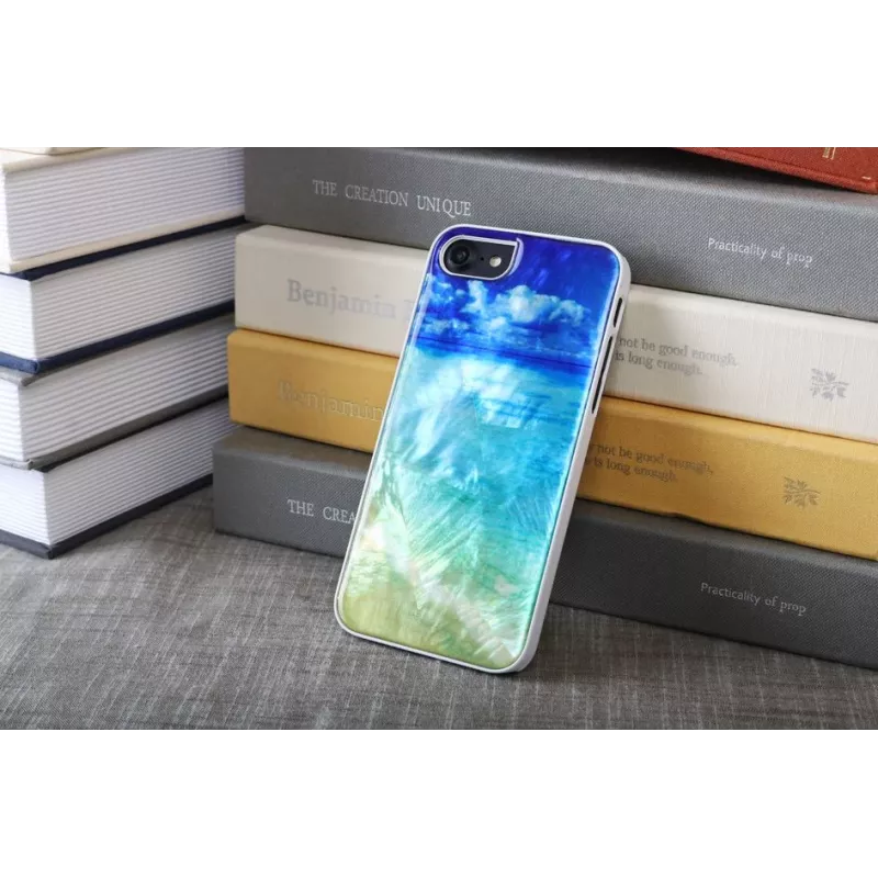 iKins maciņš Apple iPhone 8/7 pludmales baltā krāsā