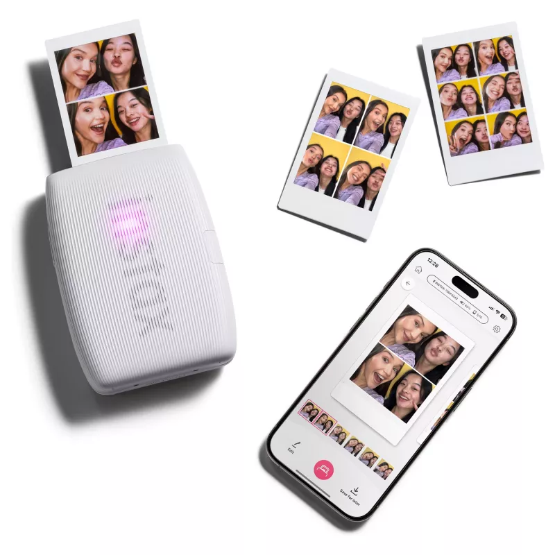 Foto printeris Fujifilm Instax Mini Link 3 Balts Bluetooth pārnēsājams momentfoto printeris viedtālruņa fotoattēliem