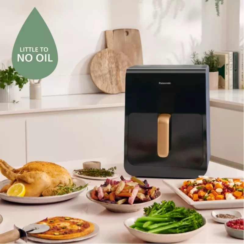 Karstā gaisa fritieris Panasonic NF-CC600 6 L 1450 W Melns