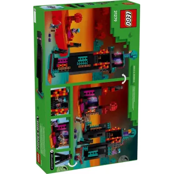 LEGO Minecraft komplekts 21279 Endermana tornis, 867 detaļas, 2 minifigūriņas, 450 mm augstums