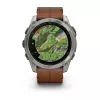 Garmin Fenix 8 3,56 cm (1,4 inch) AMOLED 51 mm Digitāli 454 x 454 pikseļi Skārienekrāns Titāns Wi-Fi GPS (satelīts)