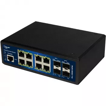 ALLNET industriālais PoE slēdzis ALL-SGI8112PMJ 8+4 pieslēgvietas