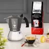 Kafijas automāts BIALETTI BRIKKA INDUCTION 4TZ 180 ml Antracīts, Sudrabs