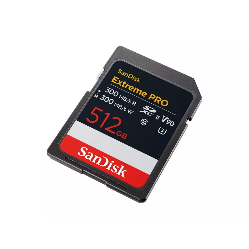 SanDisk Extreme Pro - Zibatmiņas karte - 512 GB - Video klase V90 / UHS-II U3 / 10. klase - SDXC UHS-II
