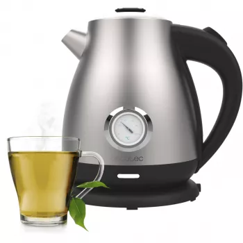 Cecotec Thermosense 620 Retro Steel Elektriskā tējkanna 1,7 L 2200 W Nerūsējošais tērauds