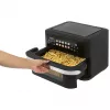ProfiCook PC-FR 1313 H dubultā karstā gaisa friteris, 10 L, 2400 W, melns/nerūsējošais tērauds